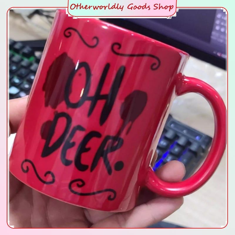 Anime Merchandise Mugs - Hazbin Hotel Alastor мультяшная керамическая кружка