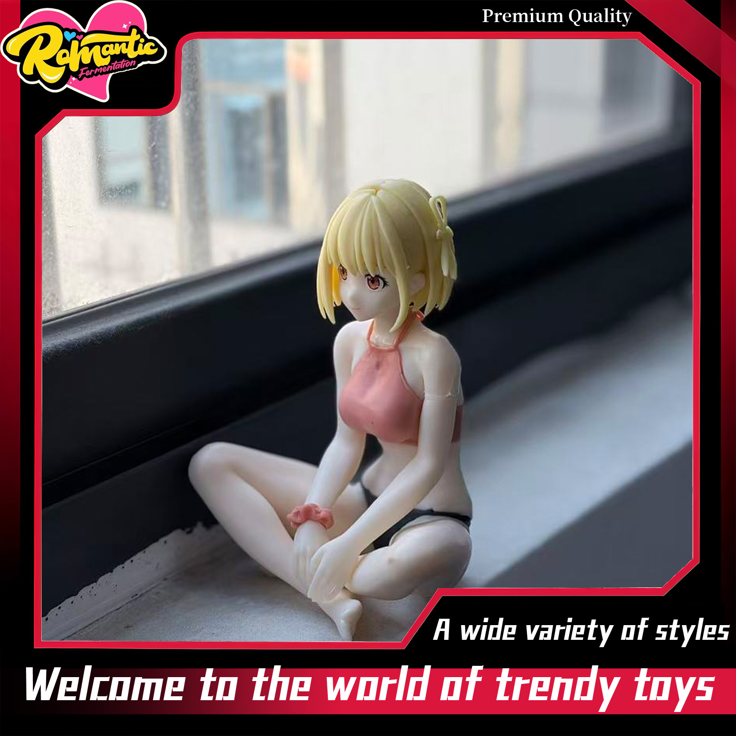 Popular Anime Merchandise - Фигурка аниме-персонажа Чисато Нишикиги в купальнике,