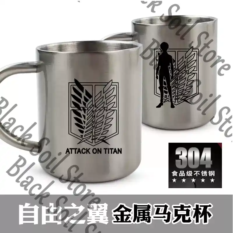 Аниме-мерч «Атака Титанов»: Ме – обзор и цена Anime Merchandise Mugs