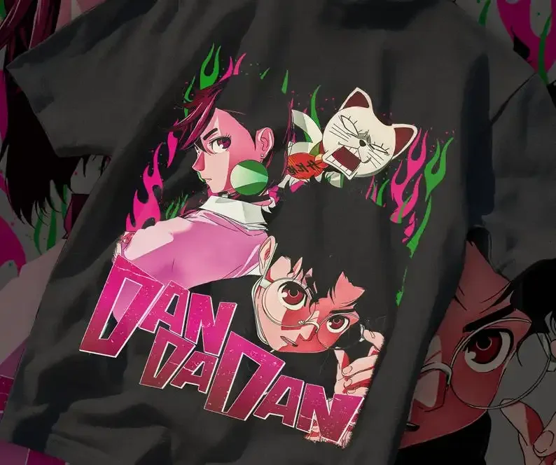 Популярная футболка Dandadan M – обзор и цена Popular Anime Merchandise